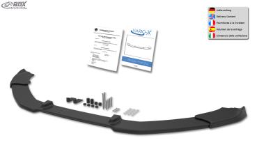 RDX Frontspoilerlippe VARIO-X für FORD Focus 3 ST-Line Facelift (2015+) Frontlippe Front Ansatz Vorne Spoilerlippe