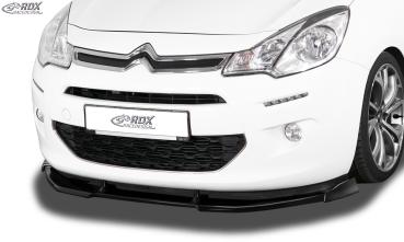 RDX Frontspoilerlippe VARIO-X für CITROEN C3 2013-2017 Frontlippe Front Ansatz Vorne Spoilerlippe