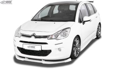 RDX Frontspoilerlippe VARIO-X für CITROEN C3 2013-2017 Frontlippe Front Ansatz Vorne Spoilerlippe