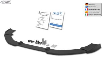 RDX Frontspoilerlippe VARIO-X für VOLVO S60 / V60 2013-2018 Frontlippe Front Ansatz Vorne Spoilerlippe