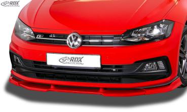 RDX Frontspoilerlippe VARIO-X für VW Polo 2G R-Line & GTI Frontlippe Front Ansatz Vorne Spoilerlippe