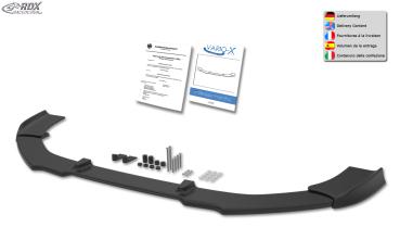 RDX Frontspoilerlippe VARIO-X für MAZDA 3 (BL) 2011-2013 Frontlippe Front Ansatz Vorne Spoilerlippe