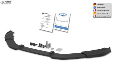 RDX Frontspoilerlippe VARIO-X für VOLVO V40 R-Design 2013+ Frontlippe Front Ansatz Vorne Spoilerlippe