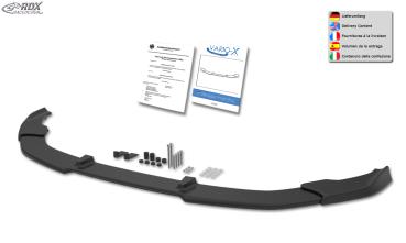 RDX Frontspoilerlippe VARIO-X für AUDI A3 8Y S-Line & S3 Frontlippe Front Ansatz Vorne Spoilerlippe