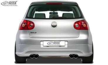 RDX Heckansatz für VW Golf 5 "R32 clean" mit Endrohrausfräsung links & rechts Heckschürze Heck