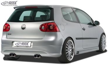 RDX Heckansatz für VW Golf 5 "R32 clean" mit Endrohrausfräsung links & rechts Heckschürze Heck