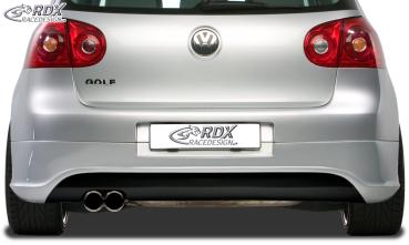 RDX Heckansatz für VW Golf 5 "R32 clean" mit Endrohrausfräsung links Heckschürze Heck