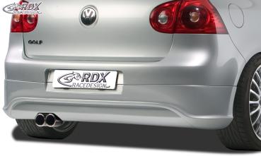 RDX Heckansatz für VW Golf 5 "R32 clean" mit Endrohrausfräsung links Heckschürze Heck
