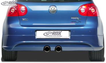 RDX Heckansatz für VW Golf 5 "R32 clean" mit Endrohrausfräsung für R32-Auspuff Heckschürze Heck