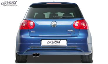 RDX Heckansatz für VW Golf 5 "GTI/R-Five" mit Endrohrausfräsung links Heckschürze Heck