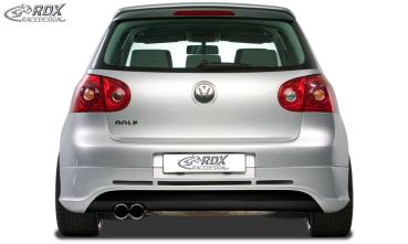 RDX Heckansatz für VW Golf 5 "GTI/R-Five" mit Endrohrausfräsung links Heckschürze Heck