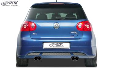 RDX Heckansatz für VW Golf 5 "V2" mit Endrohrausfräsung links & rechts Heckschürze Heck