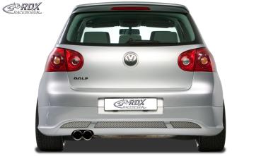 RDX Heckansatz für VW Golf 5 "V2" mit Endrohrausfräsung links Heckschürze Heck