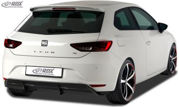 RDX Heckansatz für SEAT Leon 5F / Leon 5F SC Diffusor Heckblende Heckdiffusor