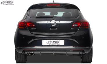 RDX Heckansatz für OPEL Astra J Diffusor Heckblende Heckdiffusor