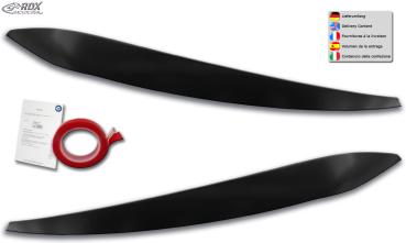 RDX Scheinwerferblenden für VW Touran 5T (2015+ nur für LED-Scheinwerfer) Böser Blick