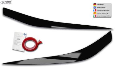 RDX Scheinwerferblenden für KIA Ceed CD & KIA ProCeed CD 2018-2021 & 2021+ schwarz glänzend Böser Blick