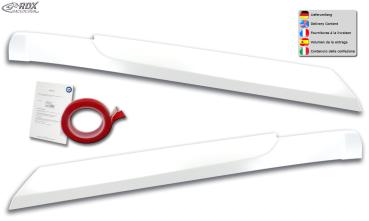 RDX Scheinwerferblenden für VW Crafter & MAN TGE (2017+) weiß glänzend Böser Blick