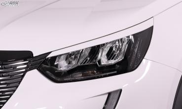 RDX Scheinwerferblenden für PEUGEOT 208 & 2008 (U / 2019+) Böser Blick