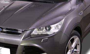 RDX Scheinwerferblenden für FORD Kuga 2 (DM2 / 2012+) Böser Blick