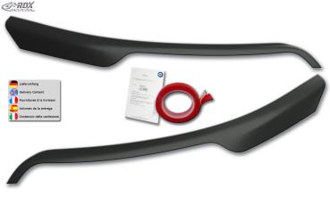 RDX Scheinwerferblenden für FORD Transit (2014-heute) für silberne Halogen-Scheinwerfer Böser Blick