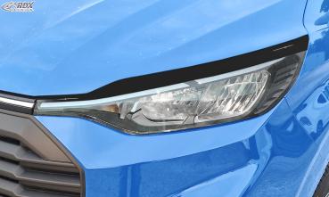 RDX Scheinwerferblenden für FORD Transit Custom & Tourneo Custom (für Halogen, 2023-heute) schwarz glänzend Böser Blick