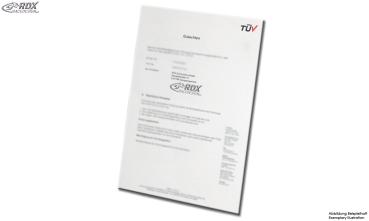 Gutachten für RDX Produkt