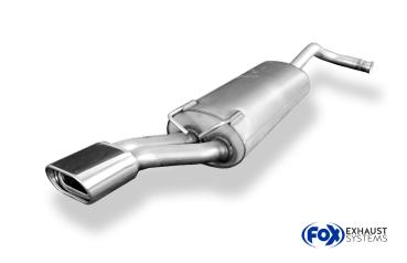 Fox Endschalldämpfer für Renault 19 – 135x80 mm (Typ 53)
