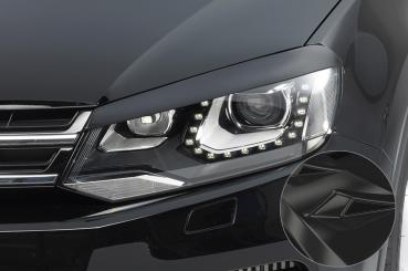 CSR Scheinwerferblenden für VW Touareg II (Typ 7P) SB085-G Glossy schwarz glänzend (keine Lackierung erforderlich)