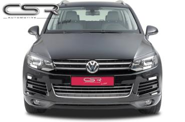 CSR Scheinwerferblenden für VW Touareg II (Typ 7P) SB085-G Glossy schwarz glänzend (keine Lackierung erforderlich)