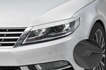 CSR Scheinwerferblenden für VW CC (Typ 35) SB099-L schwarz matt (Lackierung erforderlich)