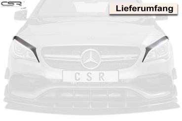 CSR Scheinwerferblenden für Mercedes-Benz CLA X117 / C117 SB283-L Lackierung erforderlich (schwarz matt)