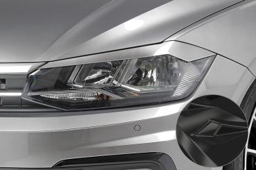 CSR Scheinwerferblenden für VW Polo VI (Typ AW) SB287-G Glossy schwarz Hochglanz (keine Lackierung erforderlich)