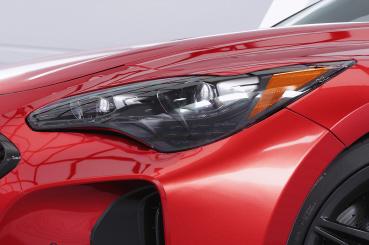 CSR Scheinwerferblenden für Kia Stinger SB296-L Lackierung erforderlich (schwarz matt)