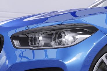 CSR Scheinwerferblenden für BMW 1er F20 / F21 SB306-L schwarz matt (Lackierung erforderlich)