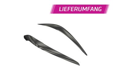 CSR Scheinwerferblenden für BMW 1er F20 / F21 SB306-L schwarz matt (Lackierung erforderlich)