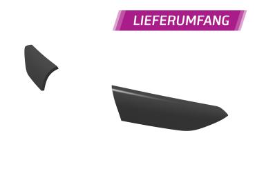 CSR Scheinwerferblenden für VW Golf 8 (Typ CD) SB310-L Lackierung erforderlich (schwarz matt)