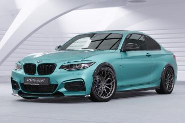 CSR Scheinwerferblenden für BMW 2er F22/F23/F87 SB314-G Glossy schwarz Hochglanz (keine Lackierung erforderlich)