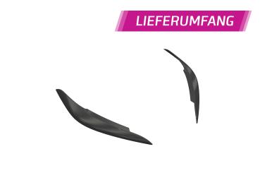 CSR Scheinwerferblenden für BMW 2er F22/F23/F87 SB314-G Glossy schwarz Hochglanz (keine Lackierung erforderlich)