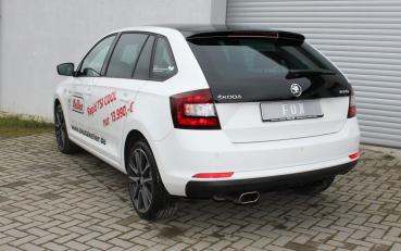 Fox Endschalldämpfer für Skoda Rapid Spaceback – 150x70 mm (Typ 52)
