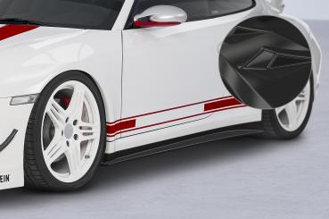 CSR Seitenschweller mit ABE für Porsche 911/997 SS441-G Glossy schwarz Hochglanz (keine Lackierung erforderlich)