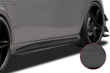 CSR Seitenschweller mit ABE für Mercedes-Benz CLA C117 X117 SS448-S Strukturiert schwarz matt (keine Lackierung erforderlich)