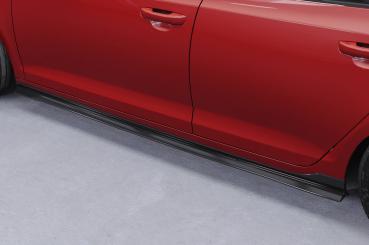 CSR Seitenschweller mit ABE für VW Golf 6 SS460-L schwarz matt (Lackierung erforderlich)