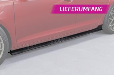 CSR Seitenschweller mit ABE für VW Golf 6 SS460-L schwarz matt (Lackierung erforderlich)