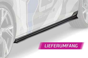CSR Seitenschweller mit ABE für VW Golf 7 (Typ AU) SS461-C Carbon Look glänzend (keine Lackierung erforderlich)