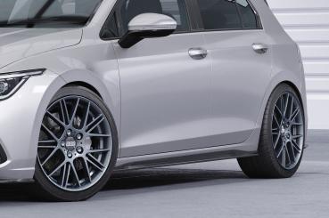 CSR Seitenschweller mit ABE für VW Golf 8 (Typ CD) SS467-S Strukturiert schwarz matt (keine Lackierung erforderlich)