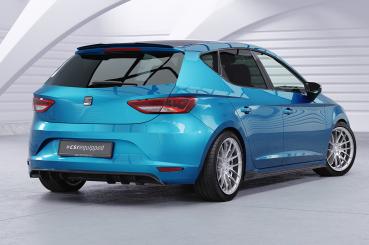 CSR Seitenschweller mit ABE für Seat Leon 3 (Typ 5F) ST / 5-Türer SS468-G Glossy schwarz glänzend (keine Lackierung erforderlich)