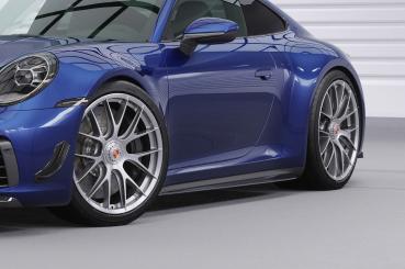CSR Seitenschweller mit ABE für Porsche 911/992 SS471-L schwarz matt (Lackierung erforderlich)