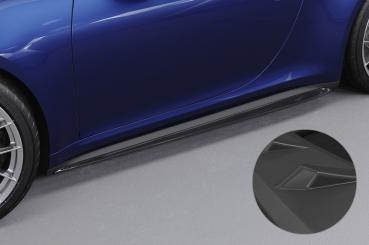 CSR Seitenschweller mit ABE für Porsche 911/992 SS471-L schwarz matt (Lackierung erforderlich)