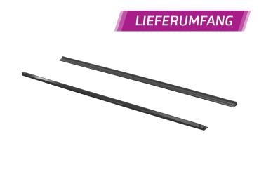 CSR Seitenschweller mit ABE für VW T5 / T6 / T6.1 Bus SS476-C Carbon Look glänzend (keine Lackierung erforderlich)